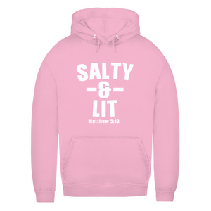 Damen Hoodie salty and lit matthew 5:13