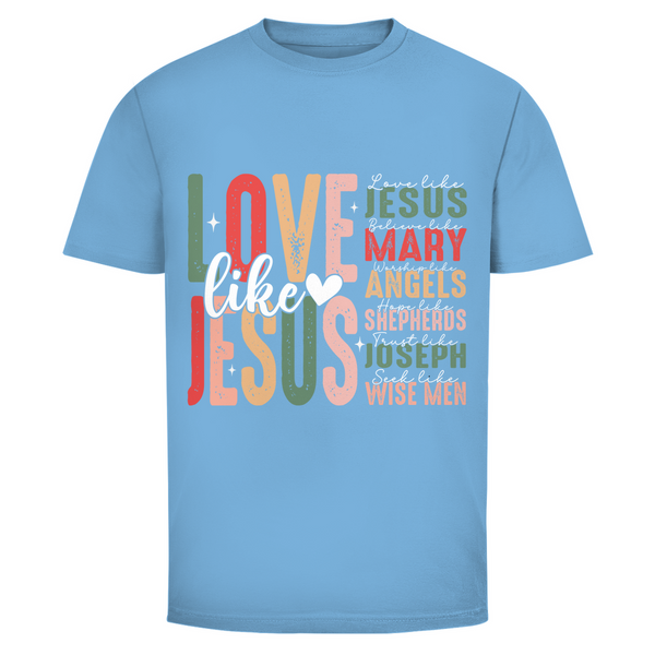 Herren T-Shirt love like jesus