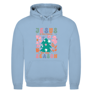 Herren Hoodie jesus is reason for the season