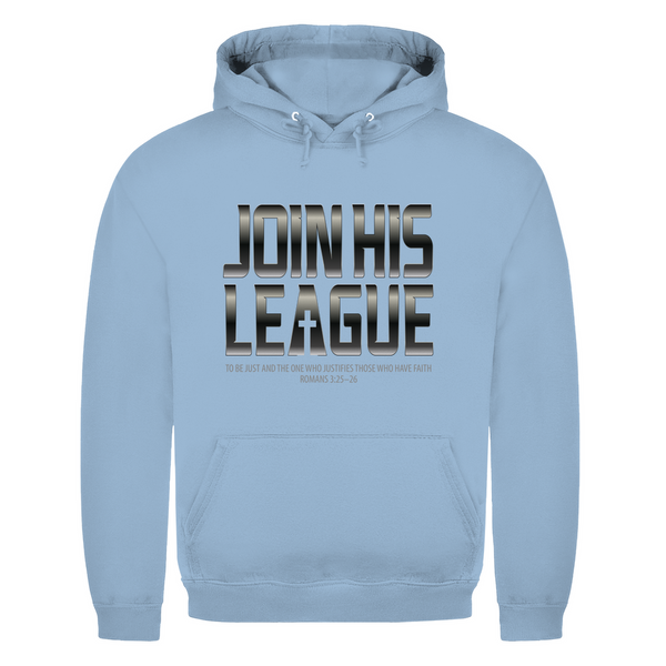 Herren Hoodie join his league romans 3:25-26