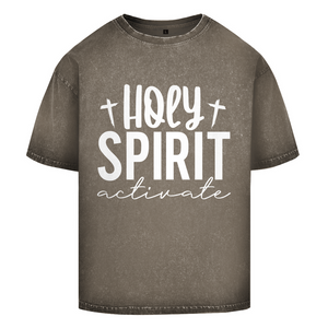 Oversize Washed T-Shirt holy spirit activate