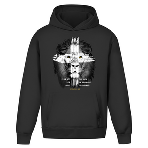 Oversize Hoodie Ohne Kordel fear not for jesus revelation 5:5