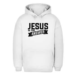 Unisex Oversize Hoodie jesus is the answer