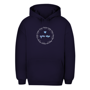 Unisex Oversize Hoodie you are strong amazing