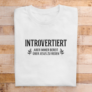 Herren T-Shirt introvertiert