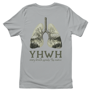 Damen T-Shirt yhwh every breath speakt his name