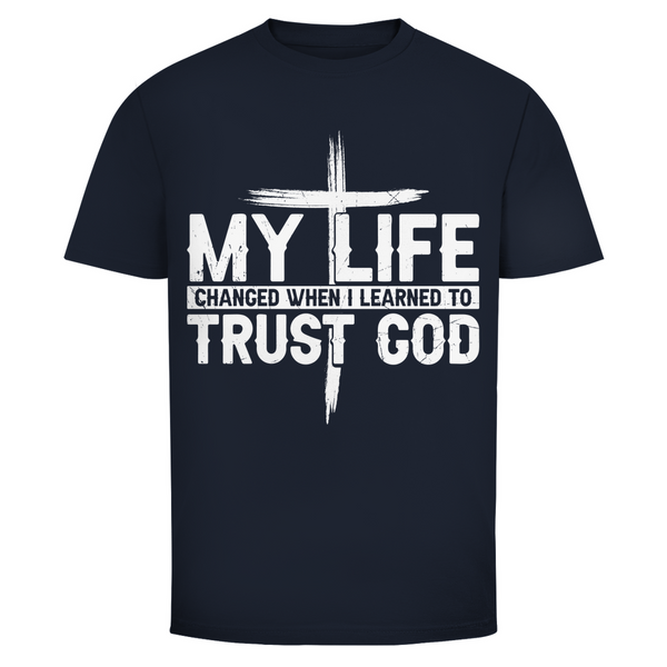 Herren T-Shirt when i learned to trust god