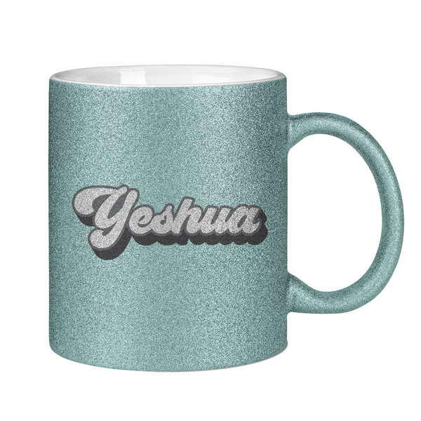 Glitzertasse jeshua