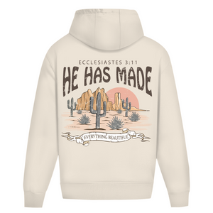 Oversize Hoodie Ohne Kordel everything beautiful ecclesiastes 3:11