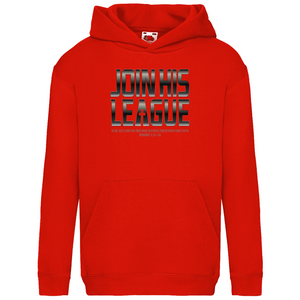 Kinder Hoodie Join his league romans 3:25-26