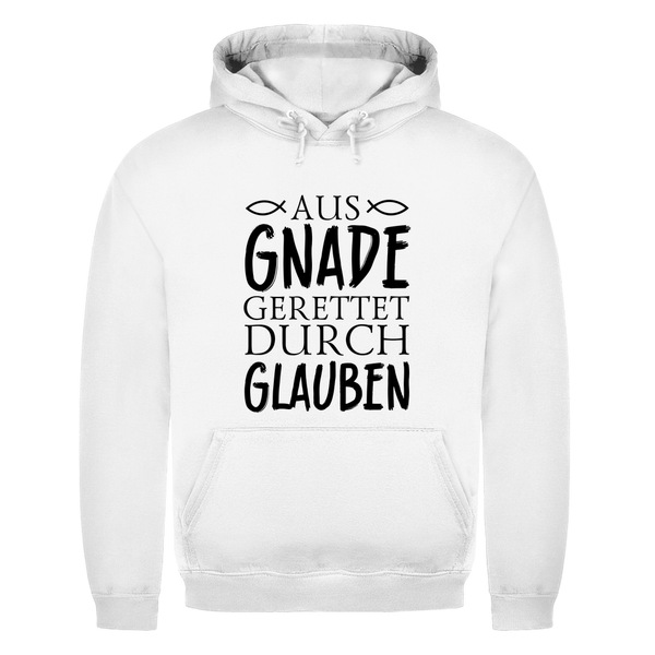 Herren Hoodie aus gnade gerettet