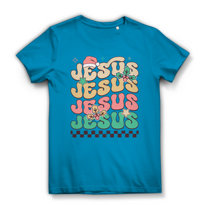 Damen  T-Shirt jesus weihnachtsmotiv