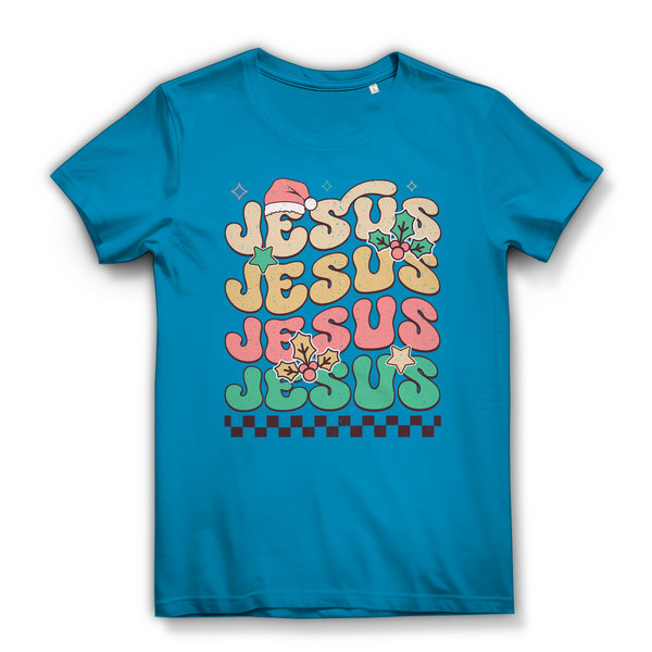 Damen Premium Bio T-Shirt jesus weihnachtsmotiv