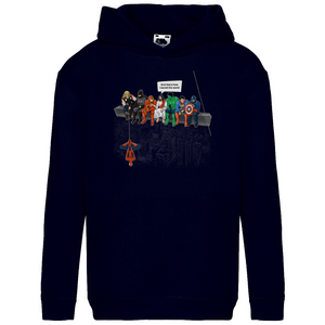 Kinder Hoodie superhelden parodie