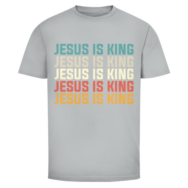 Herren T-Shirt jesus is king vintage