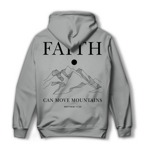 Damen Hoodie faith minimalistisch matthew 17:20
