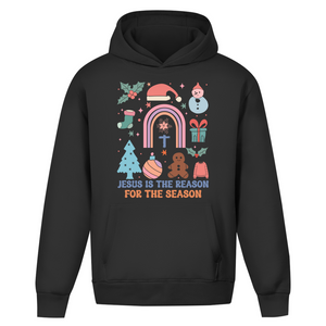 Oversize Hoodie Ohne Kordel jesus is the reason for the season