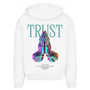 Oversize Zipper Hoodie trust in the lord proverbs 3:5-6