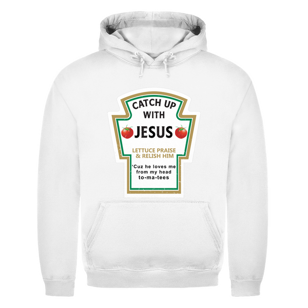 Herren Hoodie catch up with jesus