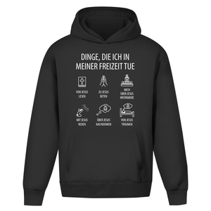 Oversize Hoodie Ohne Kordel dinge die ich in meiner freizeit tue