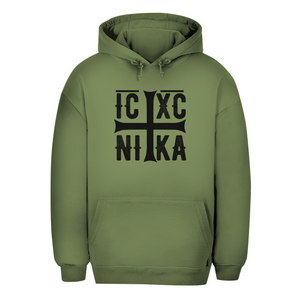 Unisex Oversize Hoodie ICXC NIKA orthodox griechisch