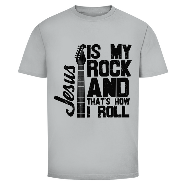 Herren T-Shirt jesus is my rock guitarist