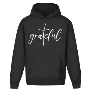 Oversize Hoodie Ohne Kordel grateful