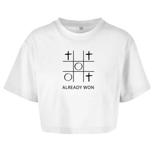 Damen Oversize Crop Top already won