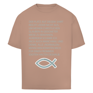 Oversize T-Shirt ICHTHYS spruch