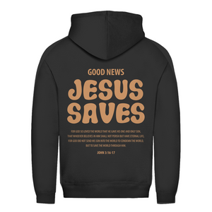 Damen Hoodie jesus saves john 3:16-17