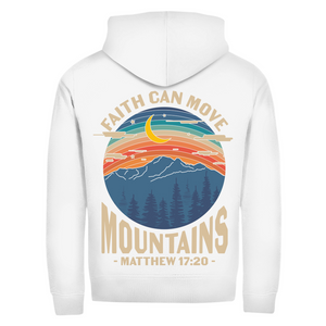 Zipper Hoodie faith can move mountains matthew 17:20