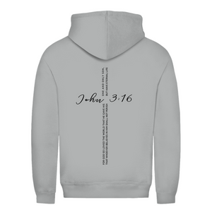 Damen Hoodie for god so loved the world john 3:16