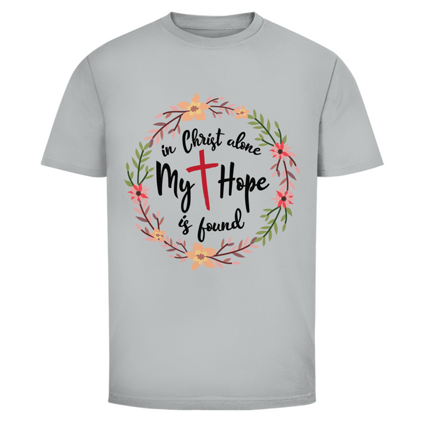 Herren T-Shirt in christ alone my hope is found