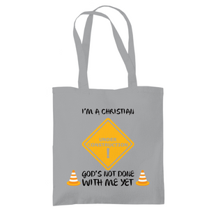 Tragetasche christian under construction