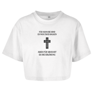 Damen Oversize Crop Top für mich es die erlösung