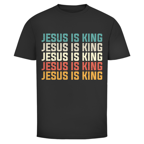 Herren T-Shirt jesus is king vintage