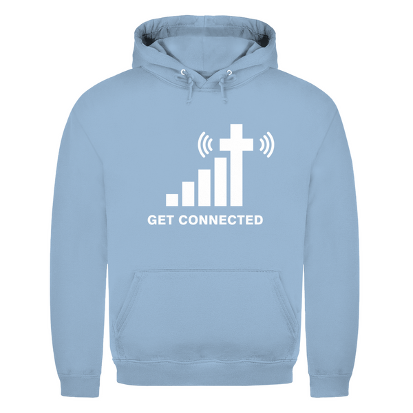 Herren Hoodie get connected