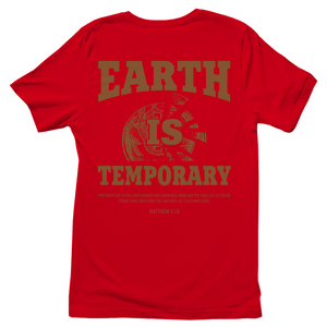 Damen T-Shirt earth ist temporary matthew 5:18