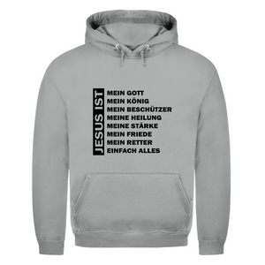 Herren Hoodie jesus ist mein gott