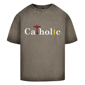 Oversize Washed T-Shirt catholic