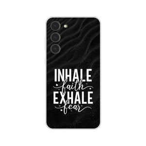 inhale faith exhale fear Samsung-Hülle