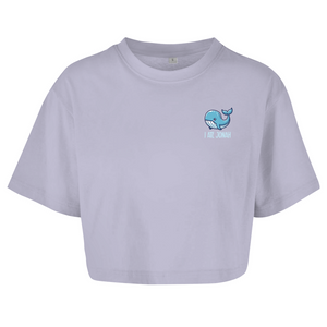 Damen Oversize Crop Top i ate jonah