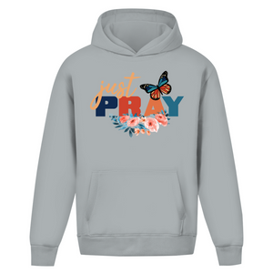 Oversize Hoodie Ohne Kordel just pray