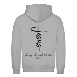 Damen Hoodie the way the truth the life john 14:6