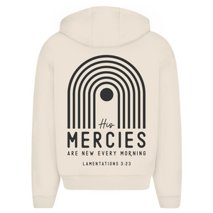 Oversize Zipper Hoodie his marcies lamentations 3:23