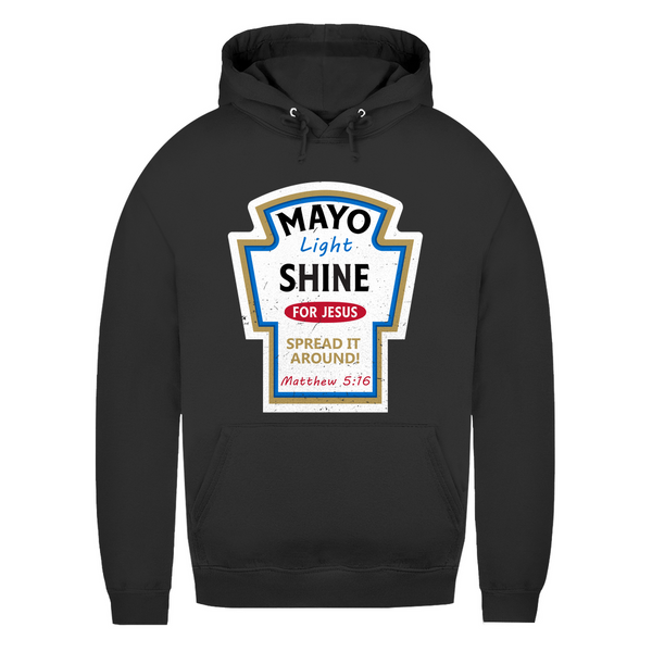 Damen Hoodie mayo light shine matthew 5:16