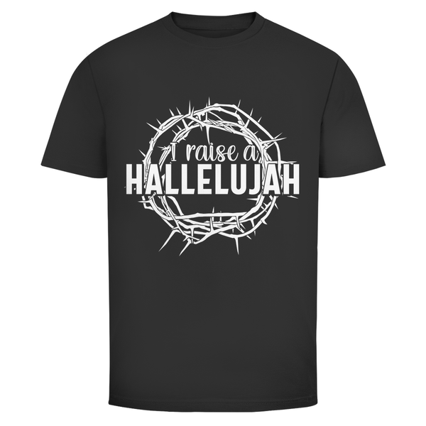 Herren T-Shirt i raise a hallelujah dornenkrone