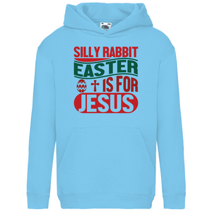 Kinder Hoodie silly rabiit easter is for jesus