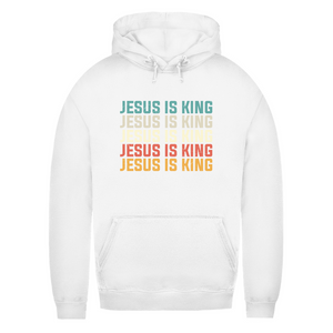 Damen Hoodie jesus is king vintage
