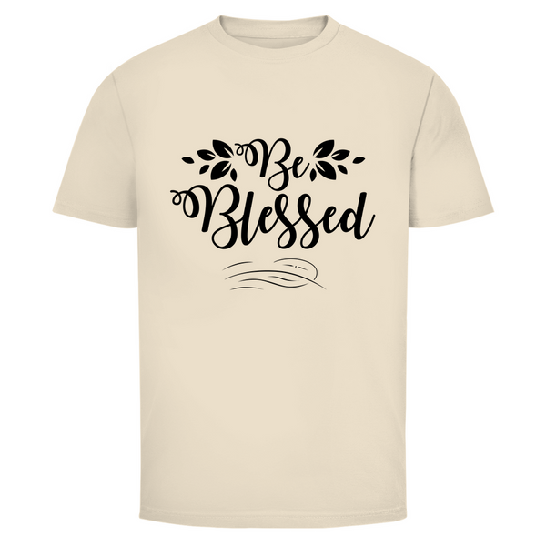 Herren T-Shirt be blessed